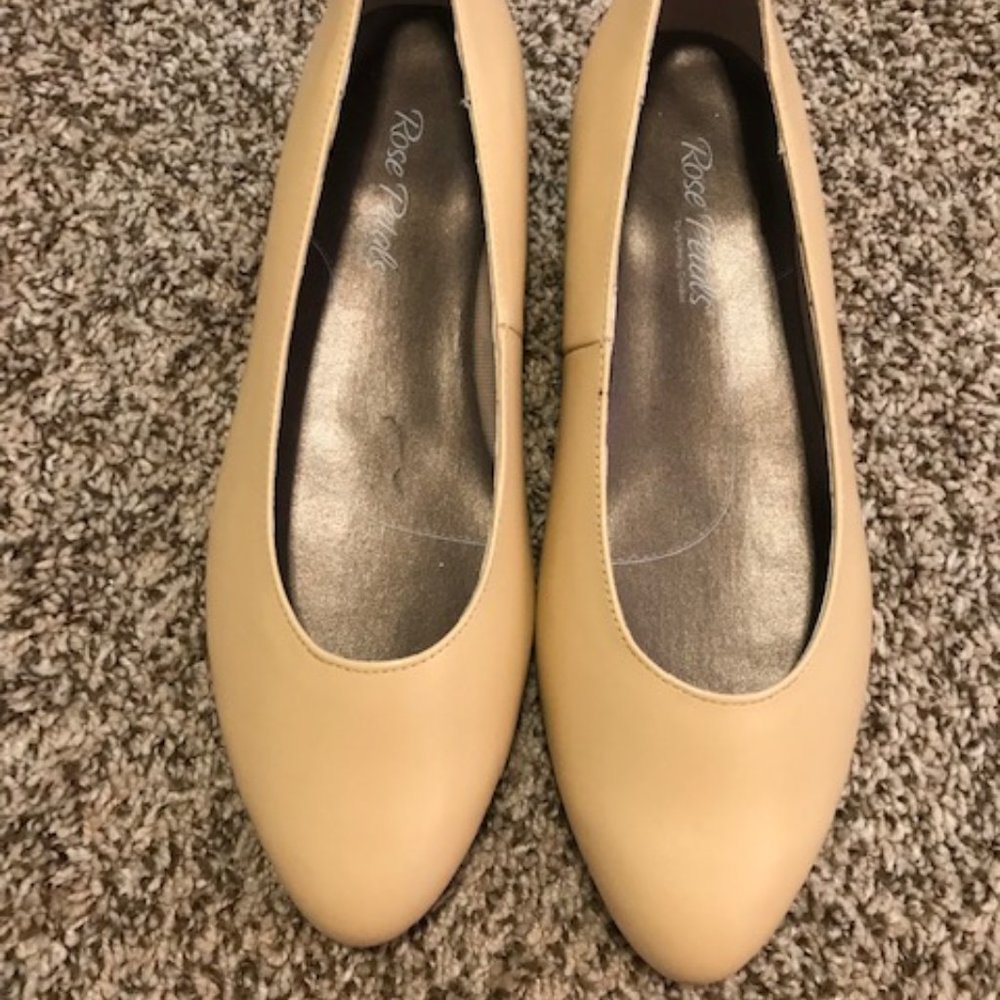 Low Heel Yellow Pointed Toe Flat